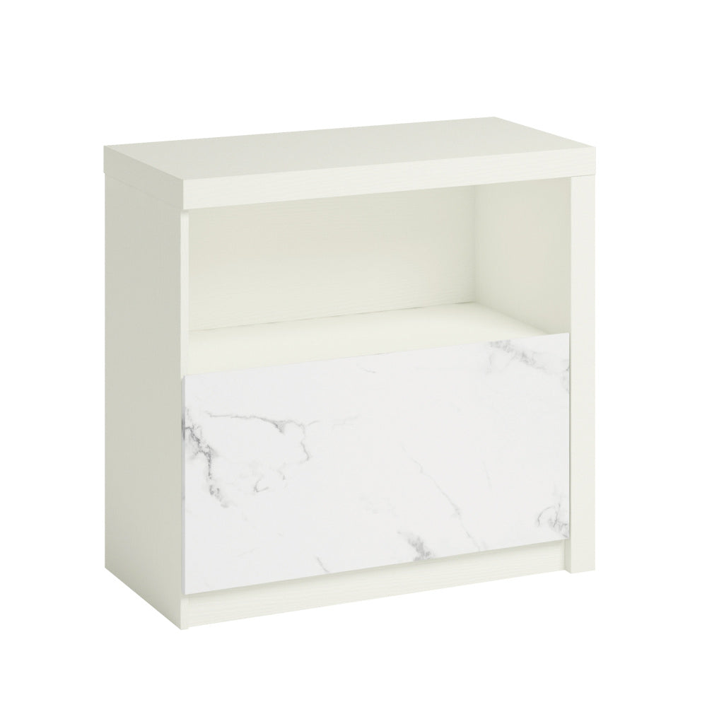 Sauder Hudson Court Lateral File Cabinet with Shelf, Pearl Oak Finish
