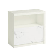 Sauder Hudson Court Lateral File Cabinet with Shelf, Pearl Oak Finish