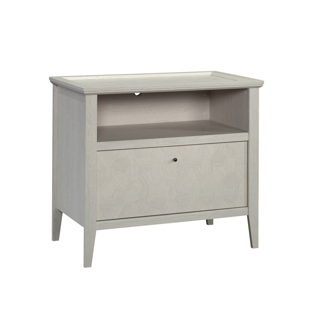 Sauder Larkin Ledge 1-Drawer Lateral File Cabinet, Glacier Oak Finish