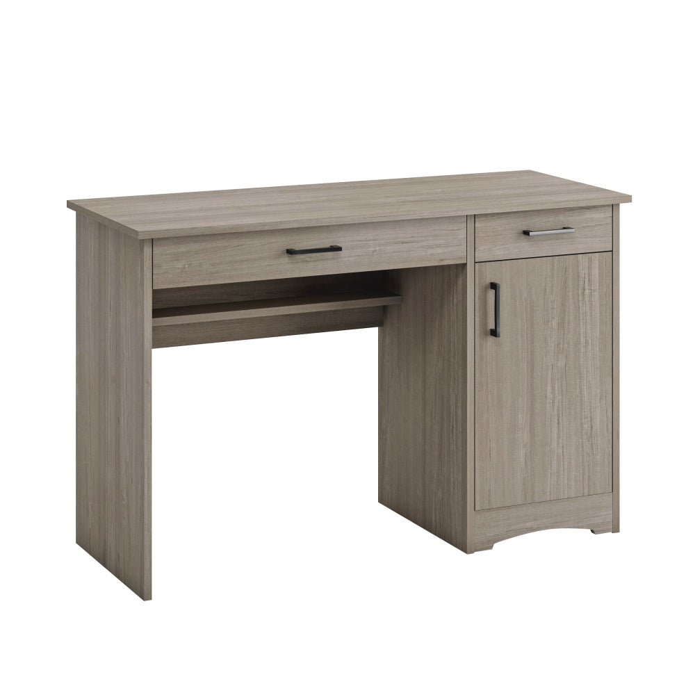 Sauder Beginnings Computer Desk with Drawers, Large Surface and Storage, Home Office Desk - Silver Sycamore Finish