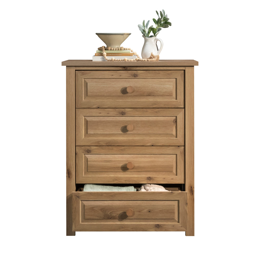 Hillmont Farm Country 4-Drawer Bedroom Chest Timber