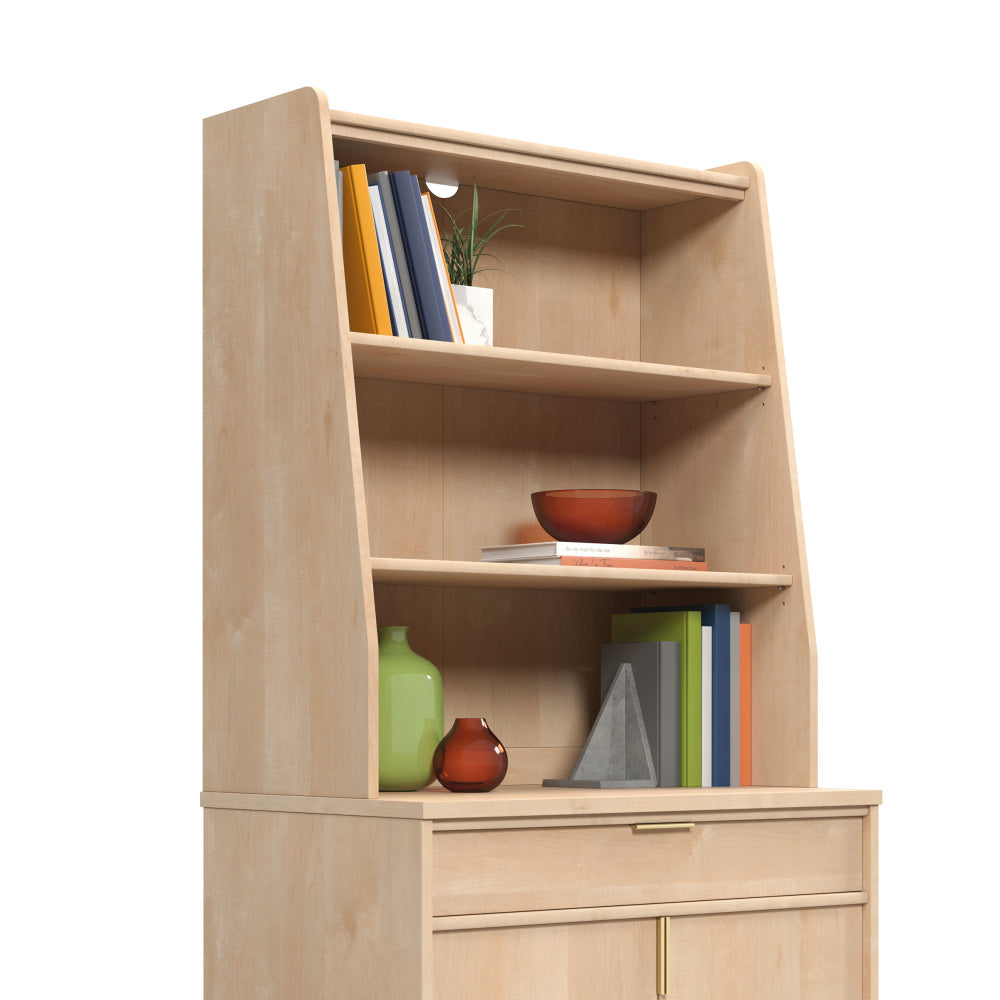 Sauder Clifford Place Commercial Office Hutch, in a Natural Maple Finish