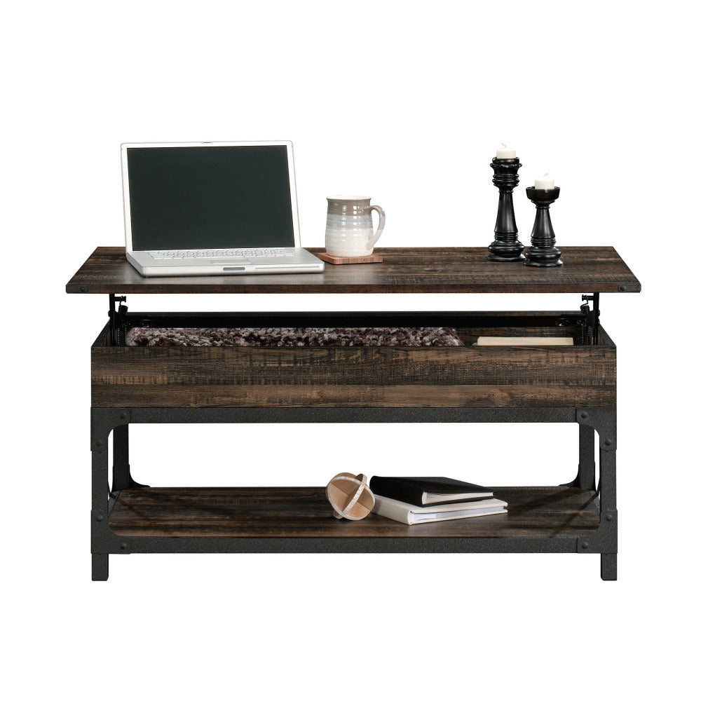 Steel River Rustic Lift-Top Coffee Table Carbon Oak