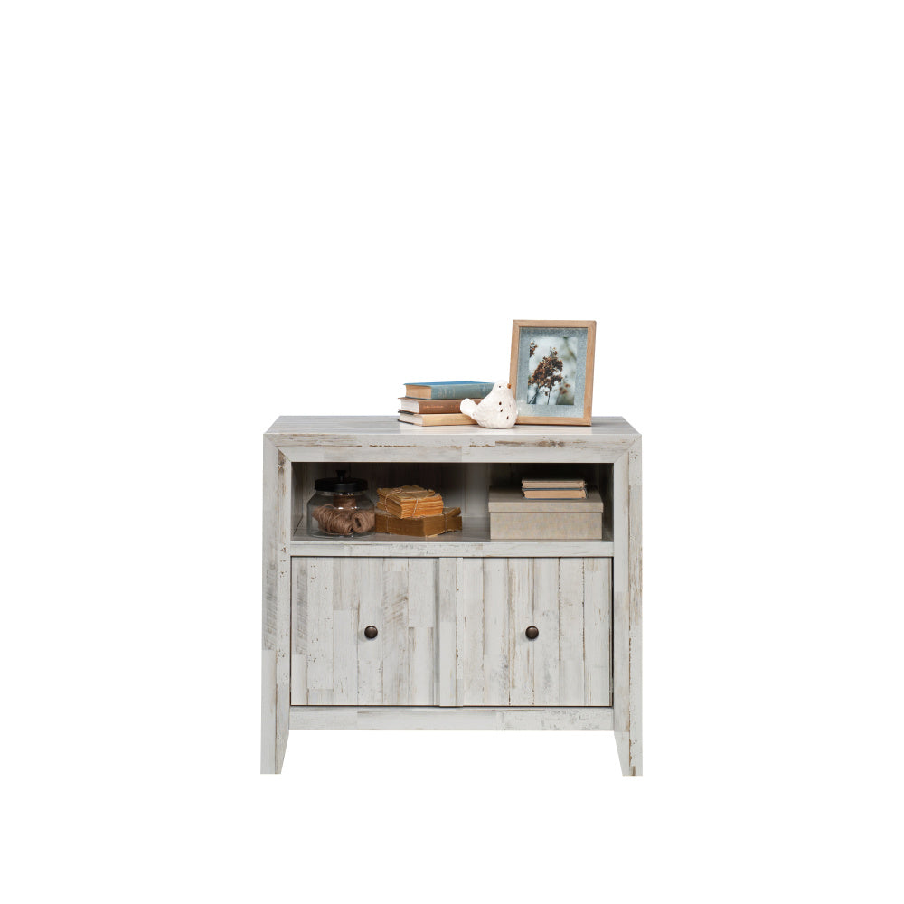 Sauder Dakota Pass Engineered Wood Lateral File Cabinet in White Plank