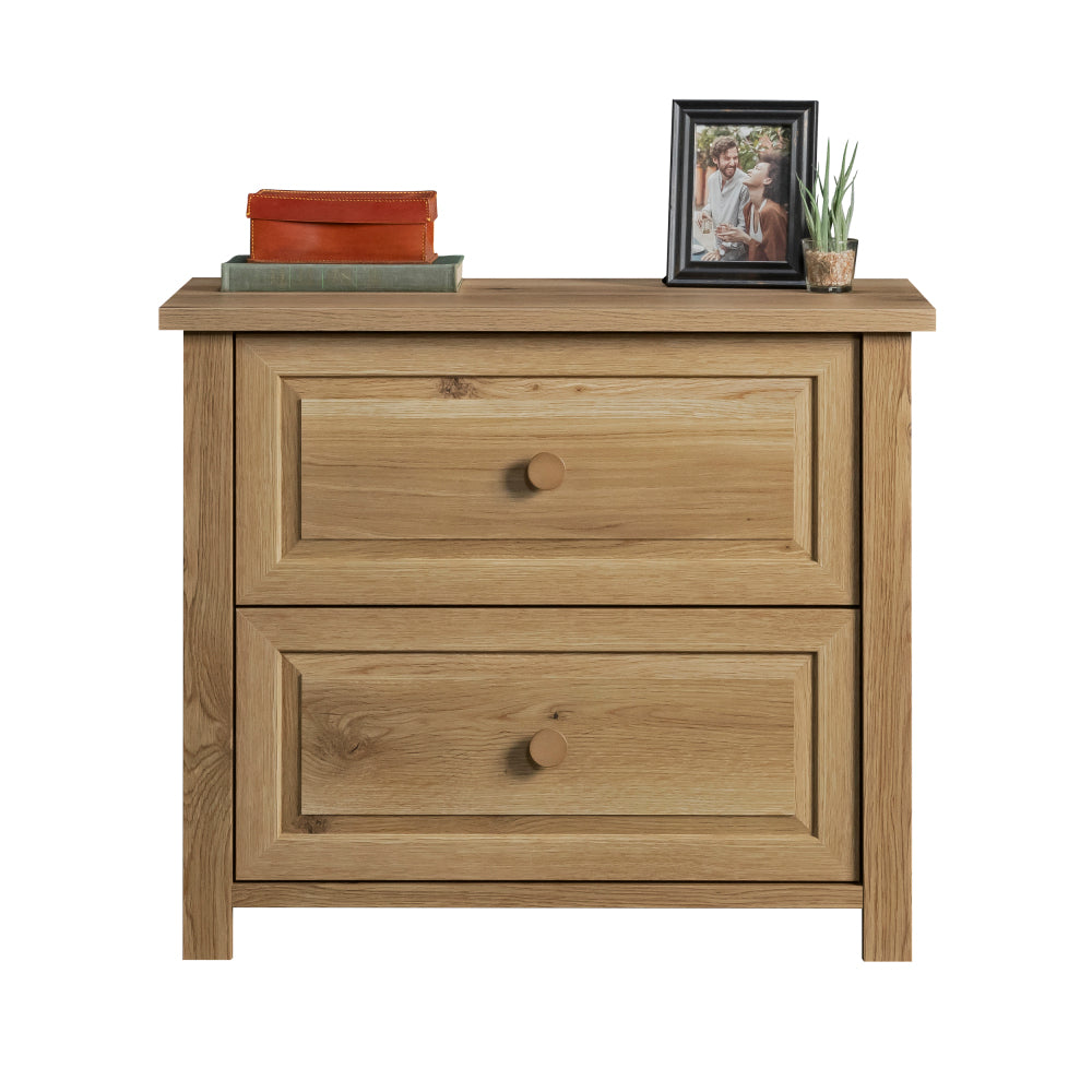 Sauder Hillmont Farm File Cabinet, Timber Oak Finish