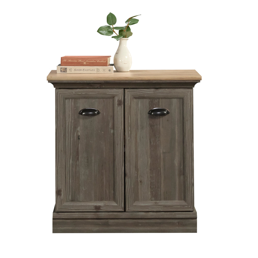 Sauder Sonnet Springs Engineered Wood Utility Stand in Pebble Pine Finish