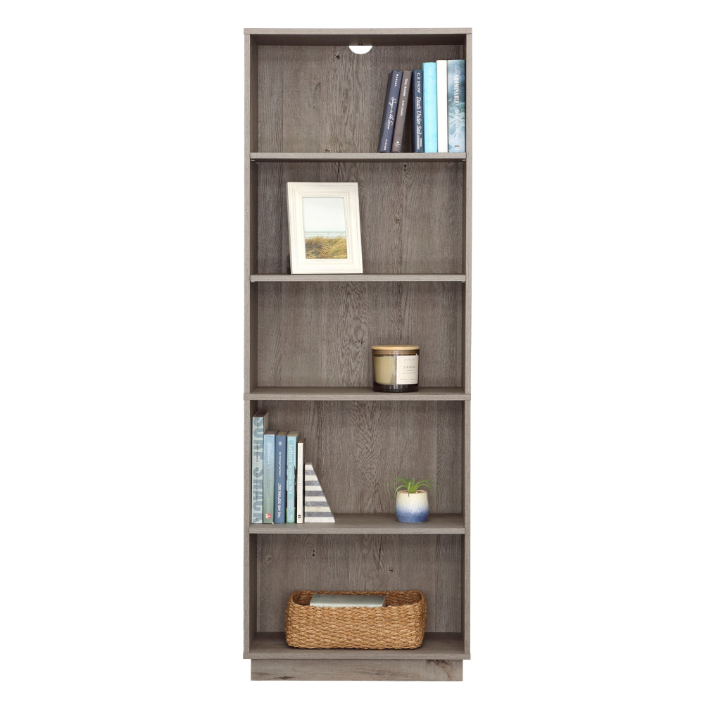 Sundar 5-Shelf Bookcase Mystic Oak