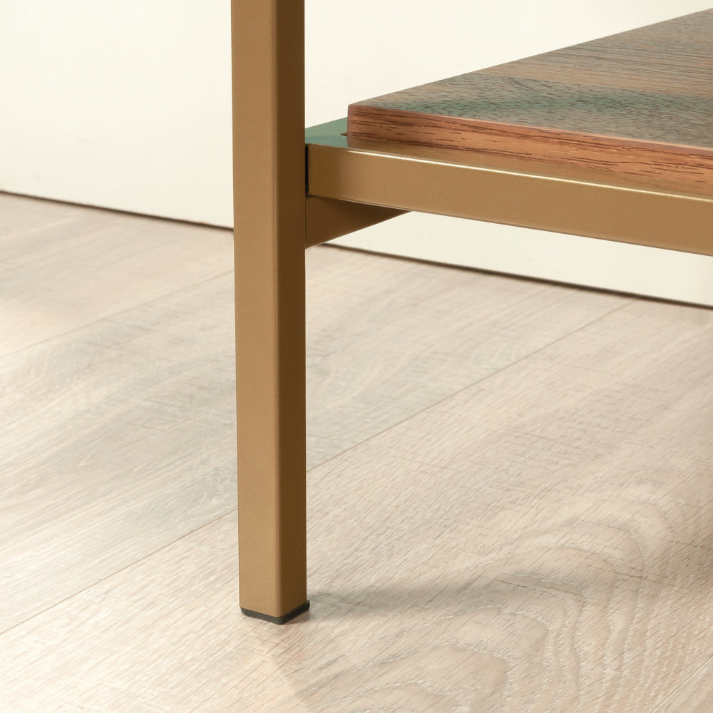 Sauder International Lux Cabinet in a Sindoori Mango Finish