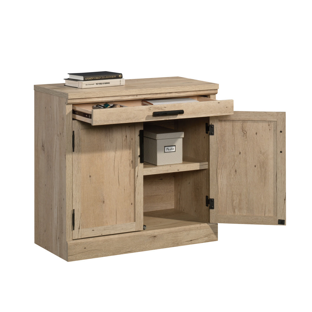 Sauder Aspen Post Door Library Base/Utility Stand, Prime Oak Finish