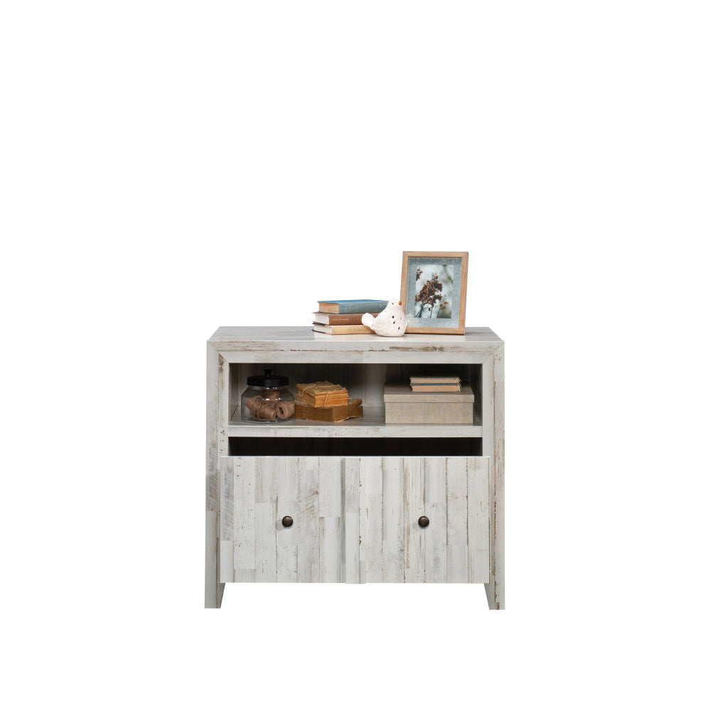 Sauder Dakota Pass Engineered Wood Lateral File Cabinet in White Plank