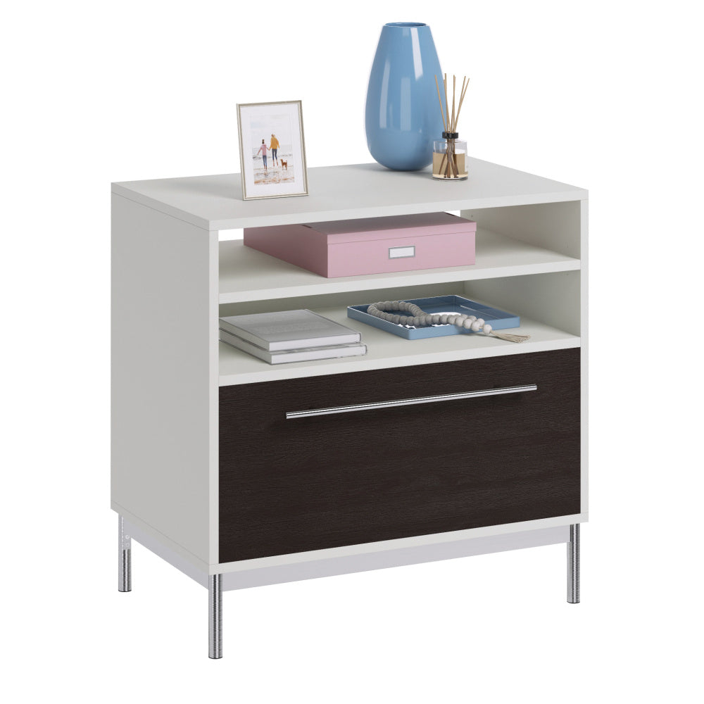 Sauder Vista Key Lateral File Ped, Pearl White Finish