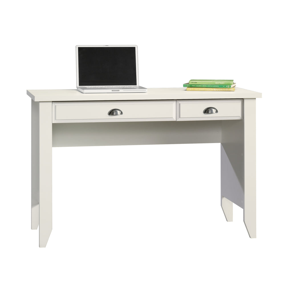 Sauder Shoal Creek Small Work Study Computer, Laptop Desk, L: 47.17" x W: 19.45" x H: 30.28", Soft White