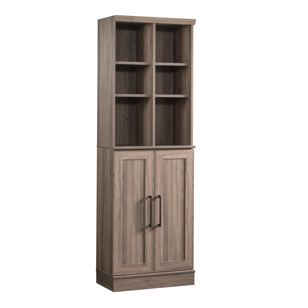 Sauder HomePlus Multi-Room Storage Cabinet with Adjustable Shelves and Door Positioning, Kitchen Laundry Bathroom Pantry Storage Cabinet, in Salt Oak Finish