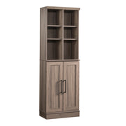 Sauder HomePlus Multi-Room Storage Cabinet with Adjustable Shelves and Door Positioning, Kitchen Laundry Bathroom Pantry Storage Cabinet, in Salt Oak Finish