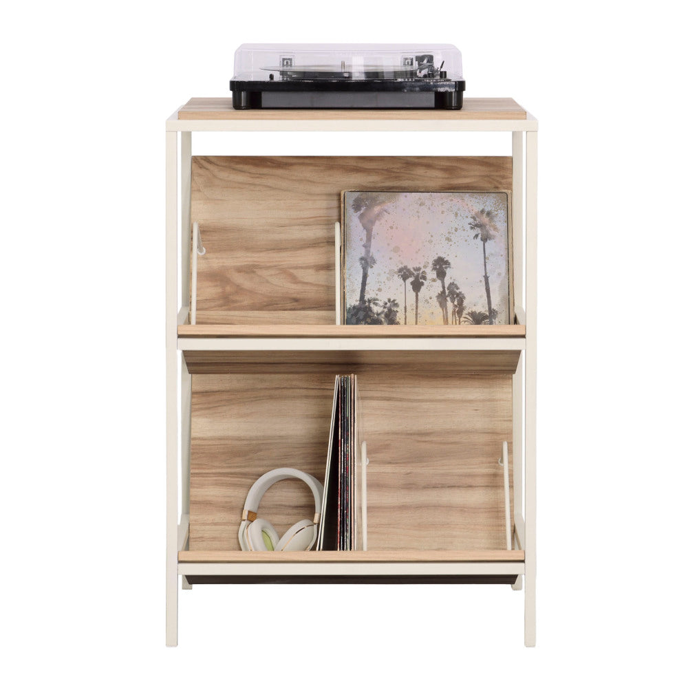 Sauder Nova Loft Engineered Wood Accent Storage in Kiln Acacia/Brown Finish