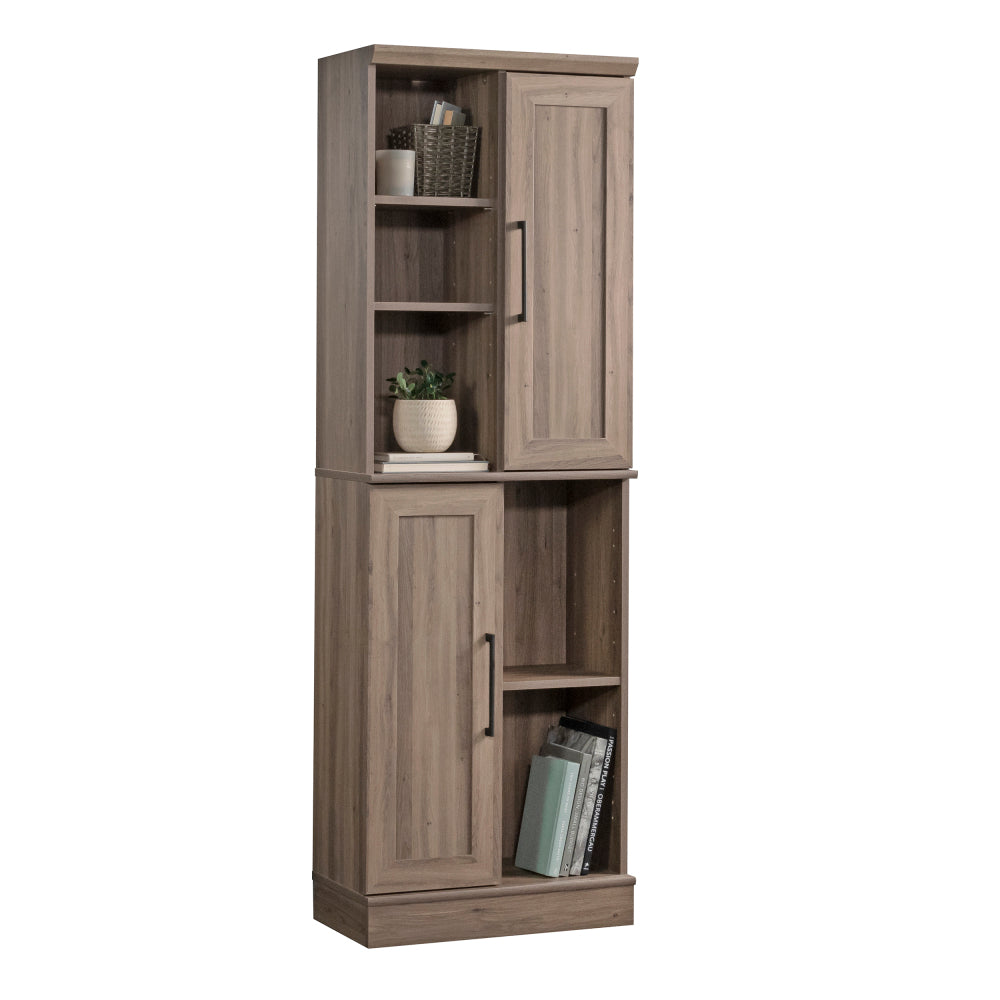 Sauder HomePlus Multi-Room Storage Cabinet with Adjustable Shelves and Door Positioning, Kitchen Laundry Bathroom Pantry Storage Cabinet, in Salt Oak Finish