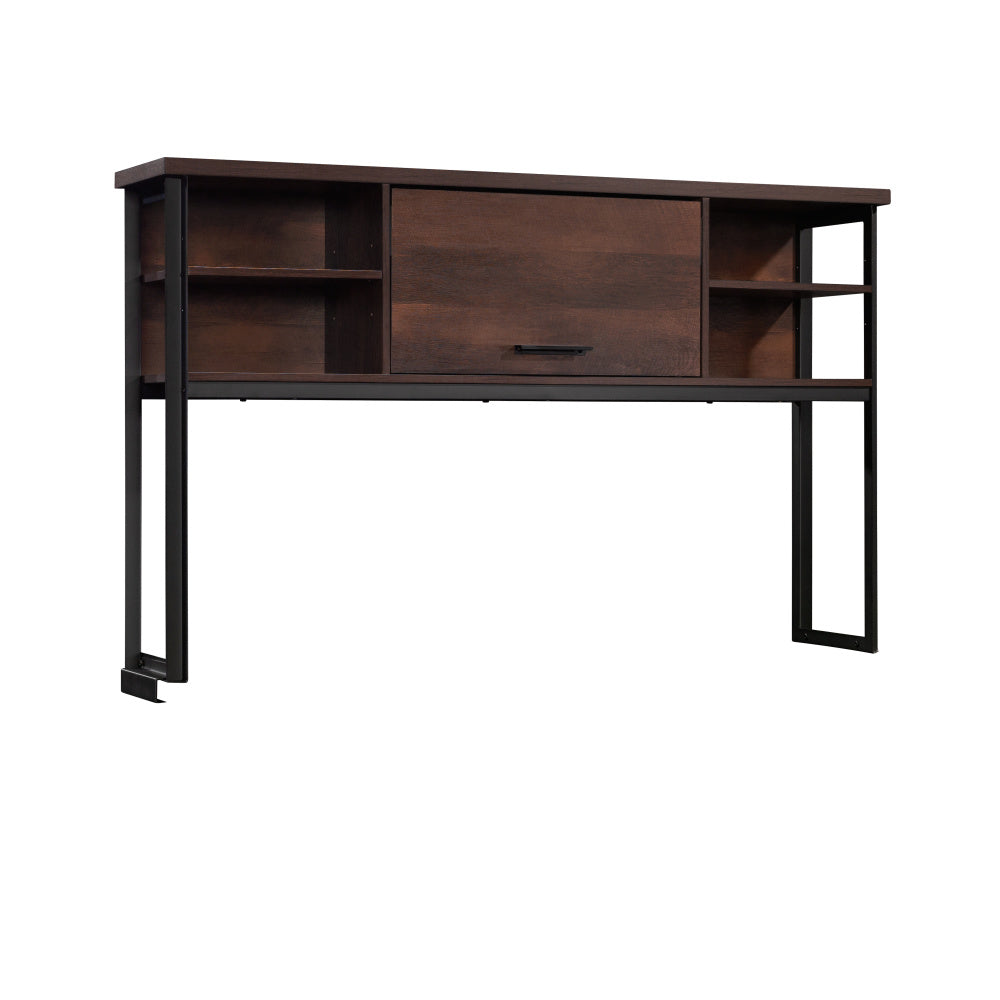 Sauder Briarbrook Engineered Wood and Metal Large Hutch in Barrel Oak