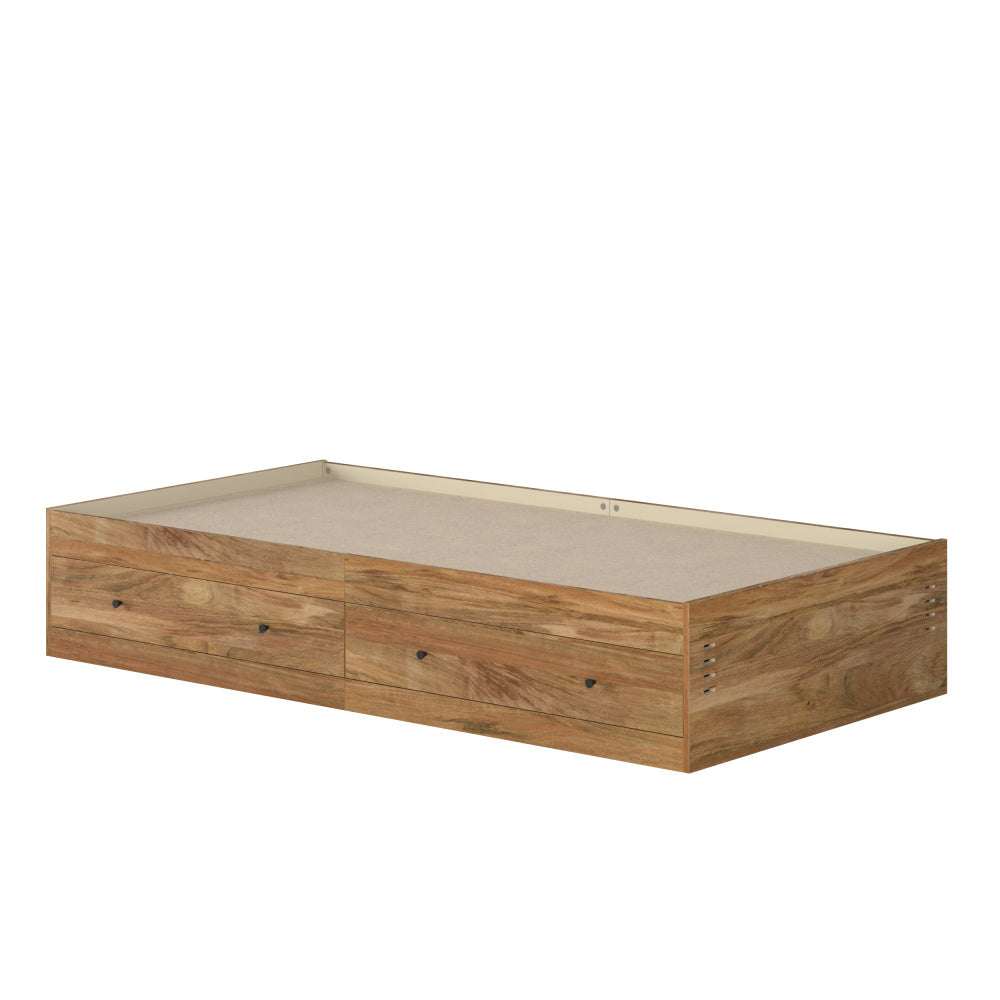 Sauder Cannery Bridge Mates Bed, in a Sindoori Mango Finish