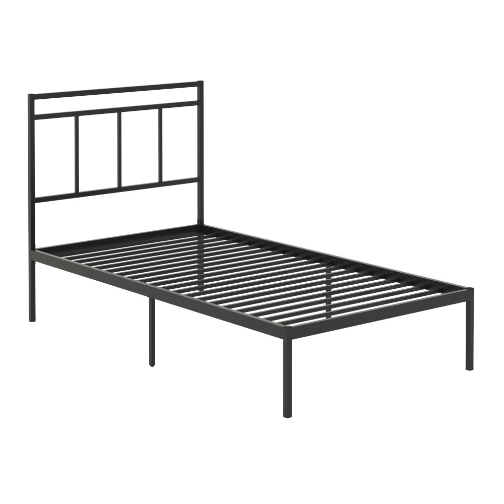 Sauder Cannery Bridge Twin Platform Bed With Headboard Black Finish