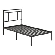 Sauder Cannery Bridge Twin Platform Bed With Headboard Black Finish