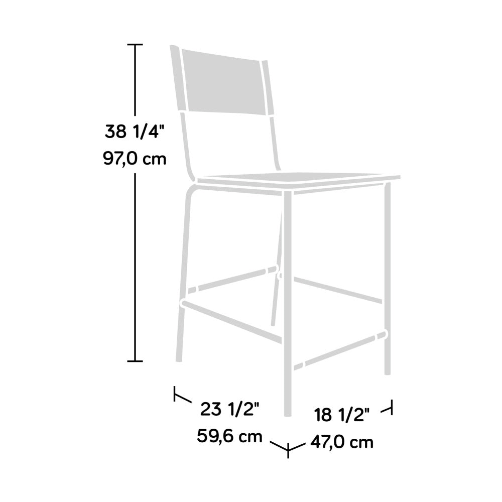 Boulevard Café Counter-Height Stool Black