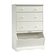 Sauder Pogo 3-Drawer Chest, 30.08", Soft White