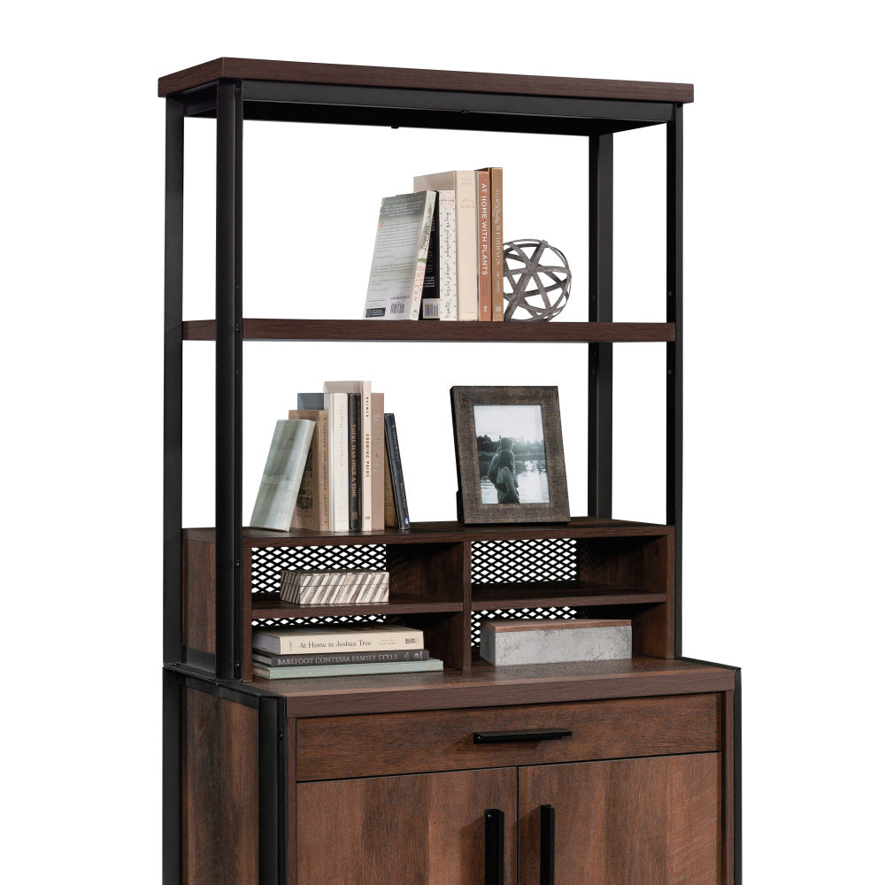 Briarbrook Library Hutch Barrel Oak
