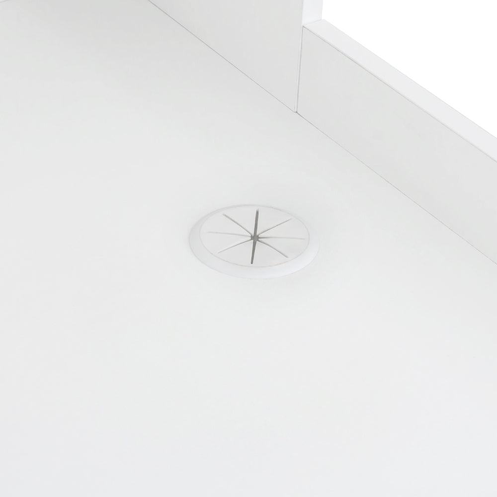 L-Shaped Corner Computer Desk  for Home Office or Study desk, Study Modern Style Table with Drawers, Bookshelf & Hutch, 2-in-1 L-Shaped Design, Large Working Space,white