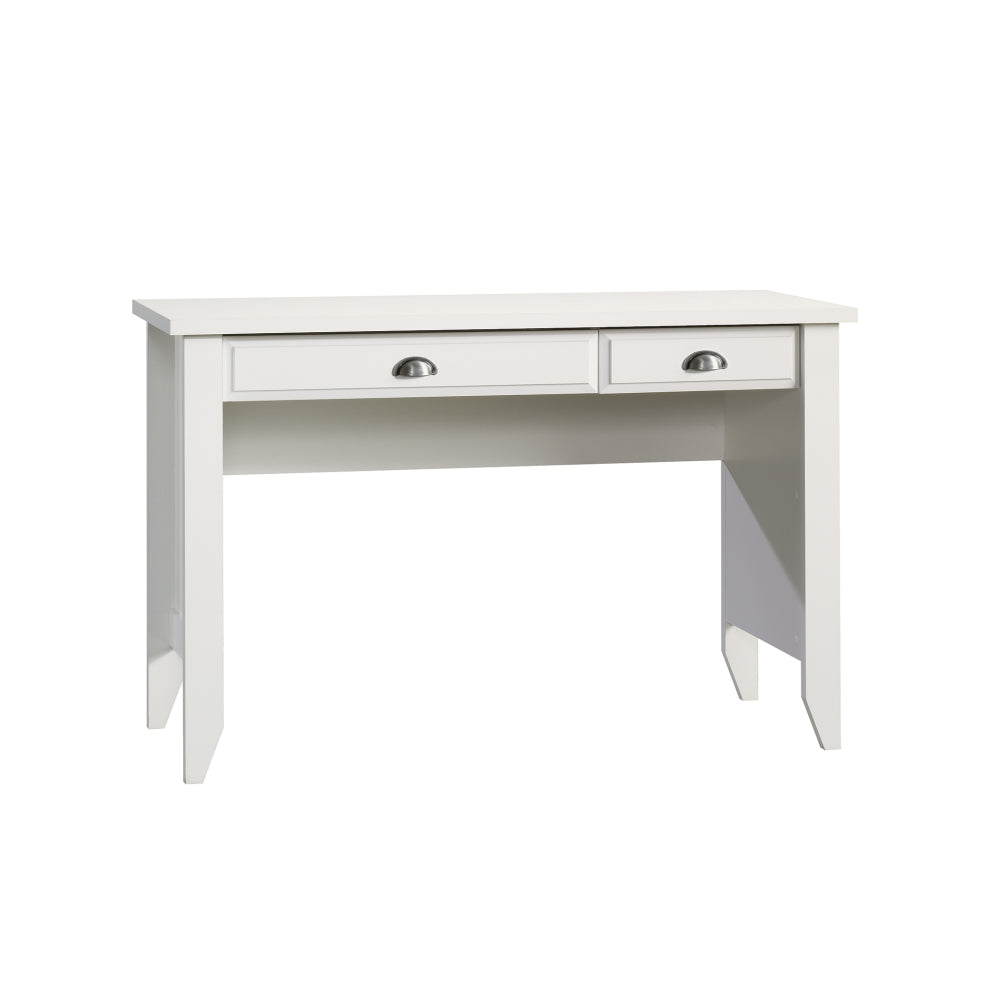 Sauder Shoal Creek Small Work Study Computer, Laptop Desk, L: 47.17" x W: 19.45" x H: 30.28", Soft White